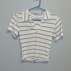 striped crop top from caution to the wind